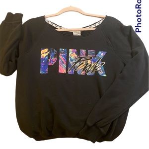 Victoria’s Secret love pink sweatshirt off the shoulder size small